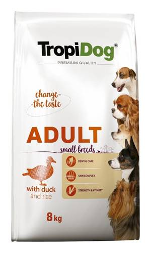 TropiDog Premium Adult S Duck Rice 8kg