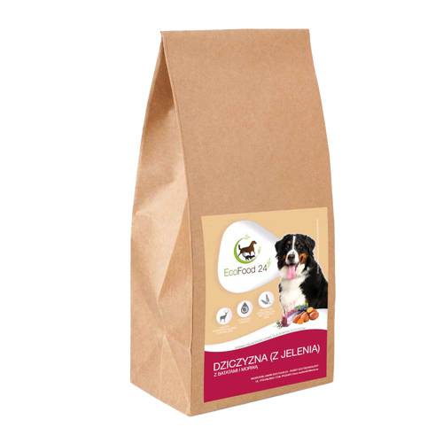 Karma sucha dla psa - Dziczyzna z jelenia z batatami i morwą 6kg