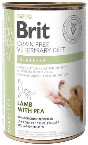Brit Veterinary Diet Diabetes Lamb&Pea 6x400g