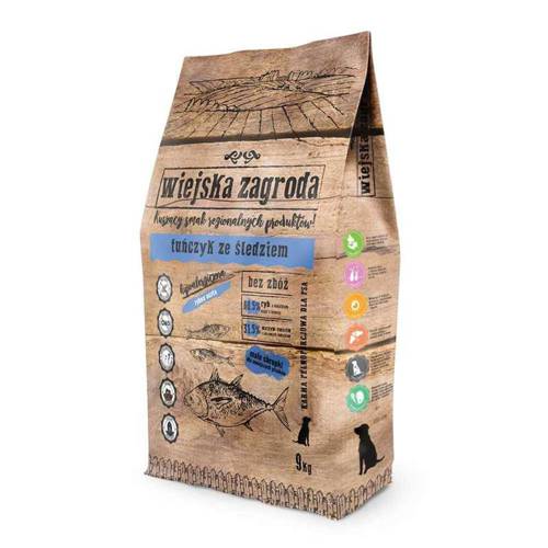 Wiejska Zagroda tuńczyk ze śledziem 2kg + GRATIS