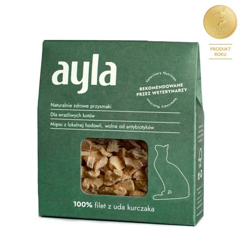 Przysmaki dla kota Ayla | Filet z uda kurczaka | Liofilizowany