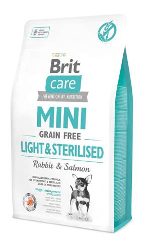 Brit Care Mini Light & Sterilised  Rabbit & Salmon 2kg