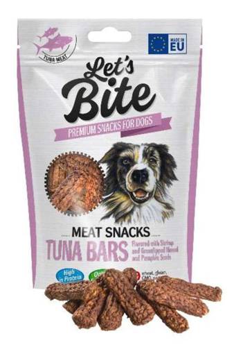 Let’s Bite Meat Snacks Tuna Bars 80g