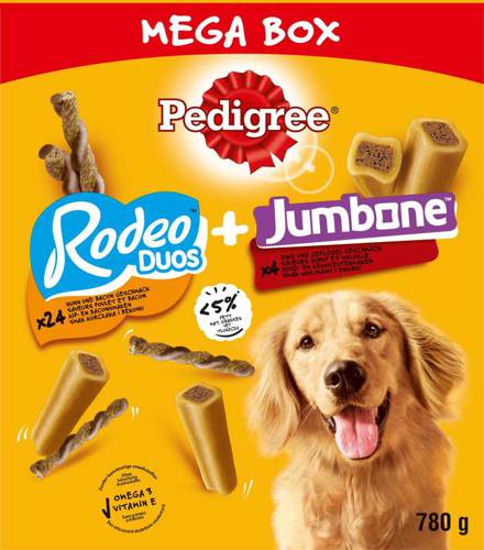 PEDIGREE Mega Box Rodeo i Jumbone 780g