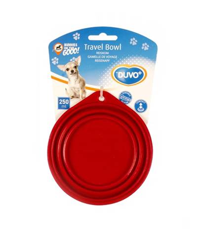 Miska podróżna 0,25l czerwona