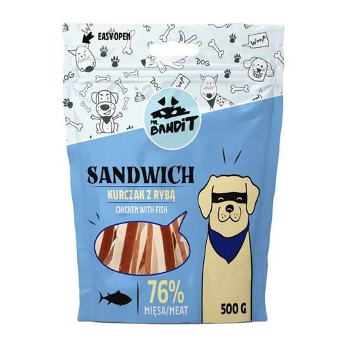 Mr. Bandit SANDWICH kurczak z rybą 500g