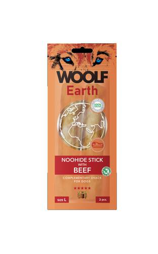 WOOLF Earth Noohide Stick z wołowiną L 85g