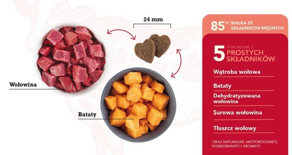 ACANA Crunchy Treats z wątróbką wołową 100g