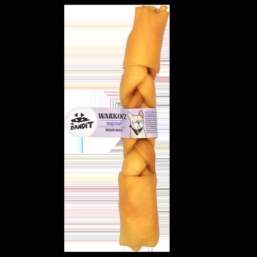 Mr Bandit Warkocz brązowy 25cm