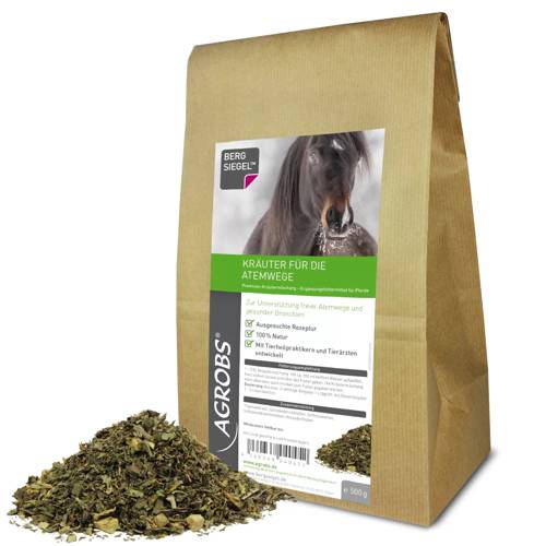 Zioła wspierające drogi oddechowe u konia AGROBS