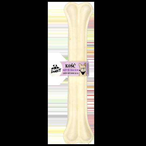 Mr Bandit Kość klasyczna biała 30cm