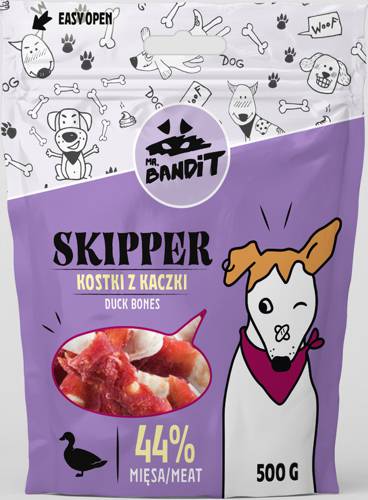 Mr. Bandit SKIPPER kostki z kaczki 500g