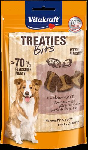 Vitakraft Treaties Bits z wątróbką 6x120g