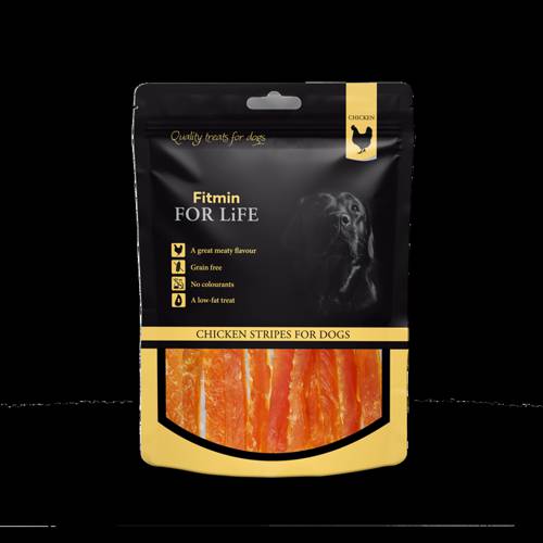 FITMIN Dog For Life Treat Chicken Stripes 70g