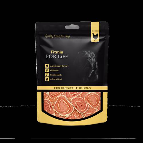 FITMIN Dog For Life Treat Chicken Sushi 70g