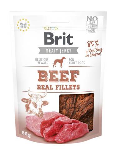 Brit Jerky Snack-Beef and chicken Fillets 200g
