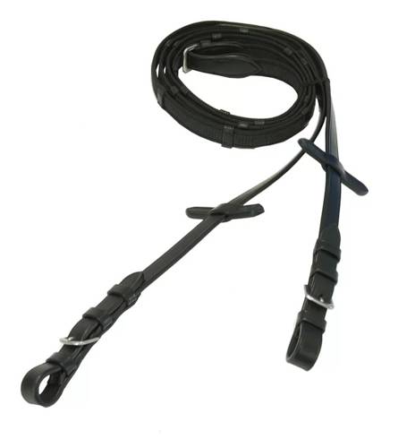 Wodze gumowane drobno plecione Canter Club