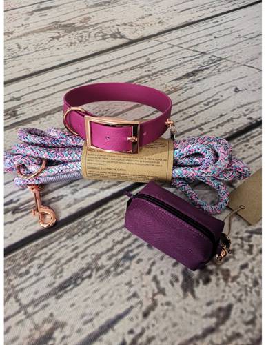 Smycz linowa przepinana 3m S Tęczowa Moc