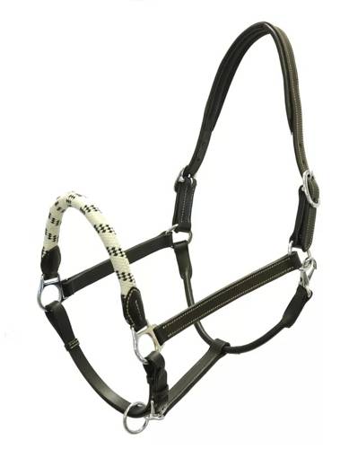 Kantar skórzany z uwiązem DUO Canter Club