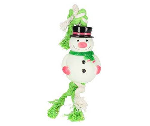 Sznur świąteczny BAŁWAN zielony 25cm