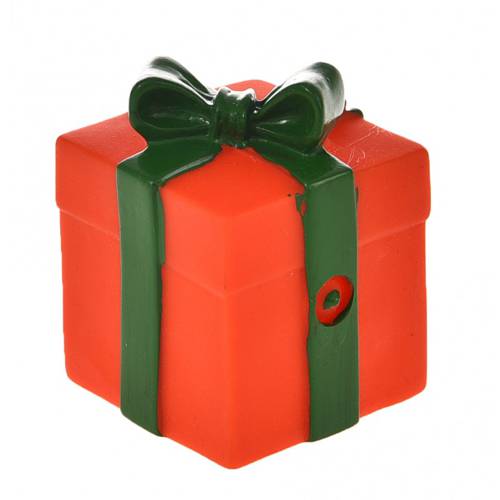 Zabawka piszcząca Prezent CZERWONA