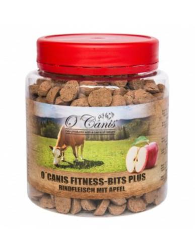 O'canis Fitness Bits PLUS Wołowina z jabłkiem 300g przysmak trenerski