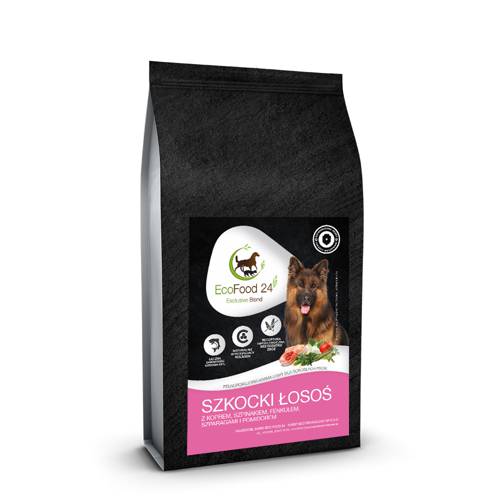 Karma sucha dla psa Light - Szkocki łosoś z koprem, szpinakiem, fenkułem, szparagami i pomidorem 6kg