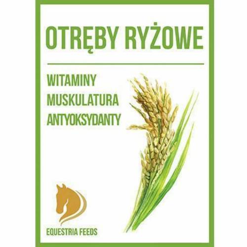 Otręby ryżowe 15kg – pasza dla koni na rozbudowę mięśni i dobrą energię - Equestria Feeds