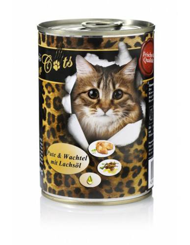 O'canis Indyk Przepiórka karma mokra dla kota 400g