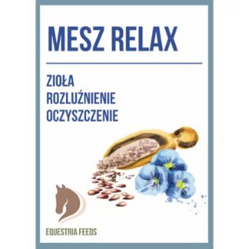 Mesz Relax 10kg - mesz ziołowo-owocowy z melisą dla koni nerwowych - Equestria Feeds