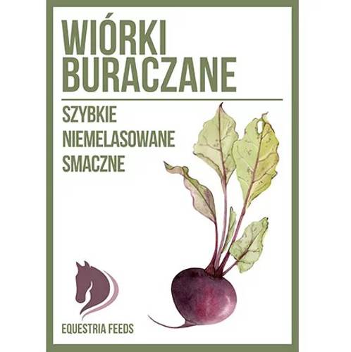 Wiórki buraczane niemelasowane, szybkie 20kg- pasza dla koni, wysłodki buraczane. - Equestria Feeds