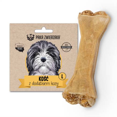 Kość do żucia z dodatkiem kozy 13,5 cm (L)