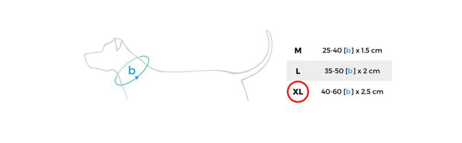 amiplay Obroża półzaciskowa Reflective XL Różowy