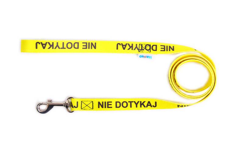 Smycz Prosta – NIE DOTYKAJ 0678 20MM 130CM