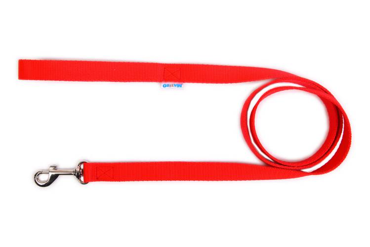 Smycz Prosta – Czerwona 0669 15MM 120CM