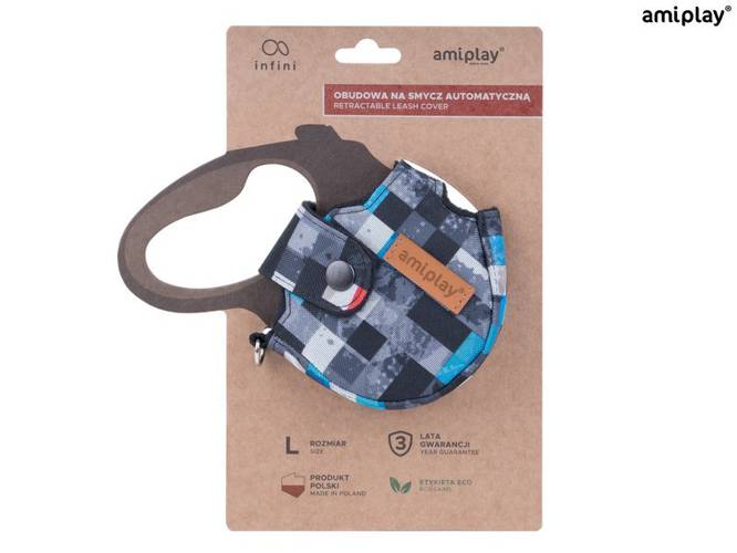 amiplay Obudowa na smycz automatyczną Adventure S Kostka