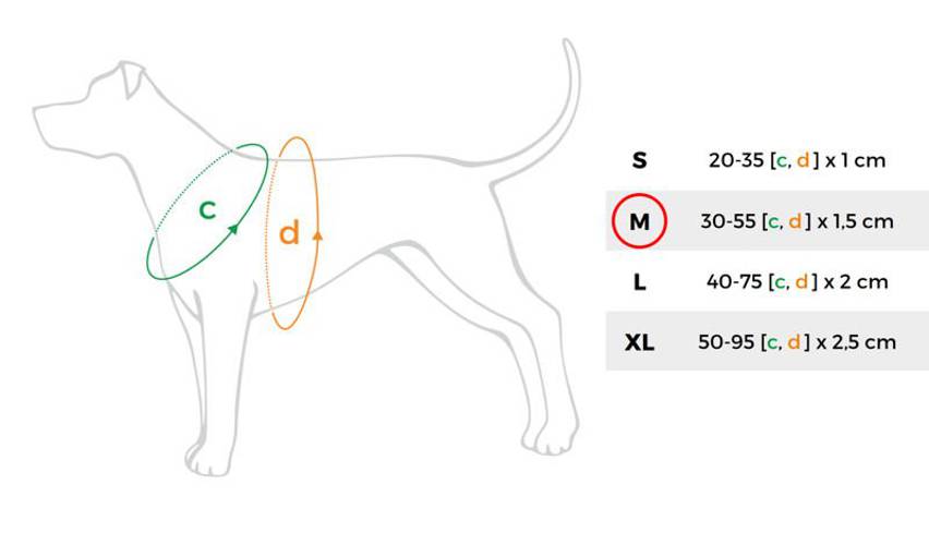 amiplay Szelki regulowane Shine M Czerwony