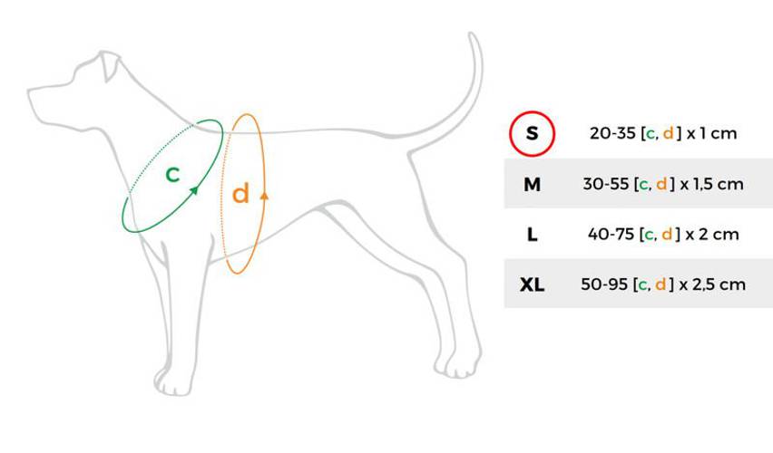 amiplay Szelki regulowane Shine S Czerwony