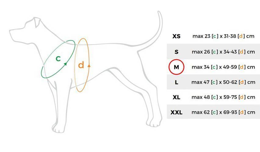 amiplay Szelki regulowane Grand Soft Reflective M Czarny