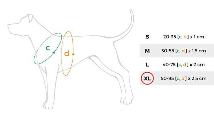amiplay Szelki regulowane Reflective XL Niebieski