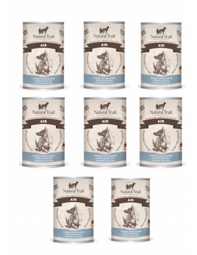 Natural Trail Air Indyk z kaczką 8x400g karma mokra dla psa