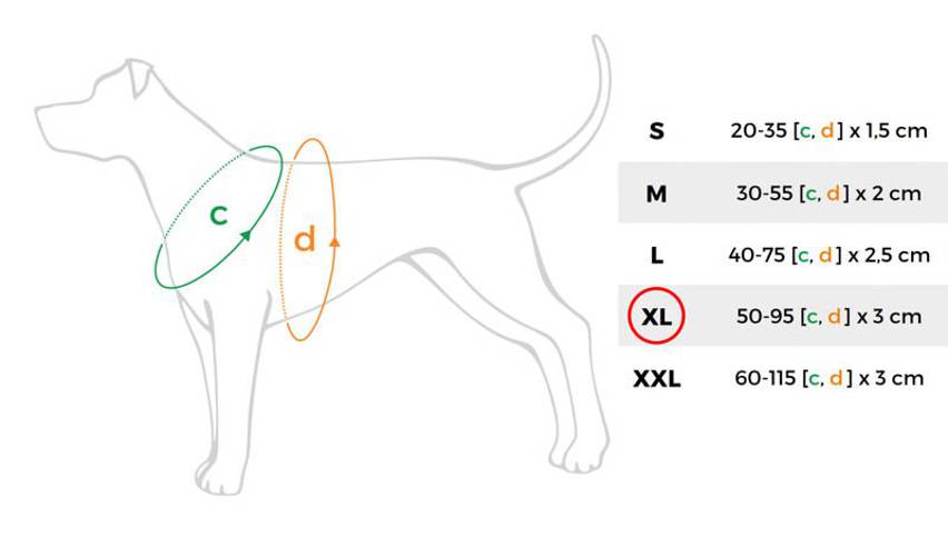 amiplay Szelki regulowane Cotton XL Pomarańczowy