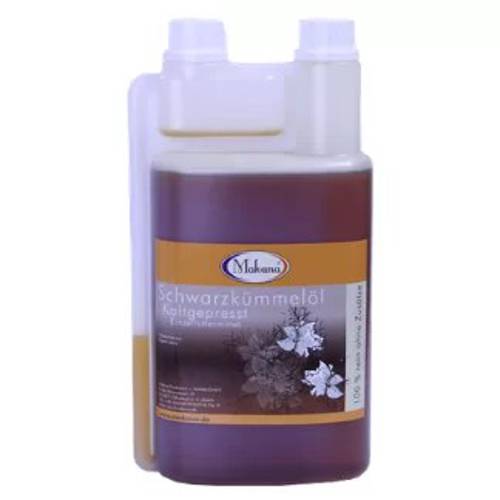 Olej z czarnuszki 1l - olej dla koni, odporność i lśniąca sierść