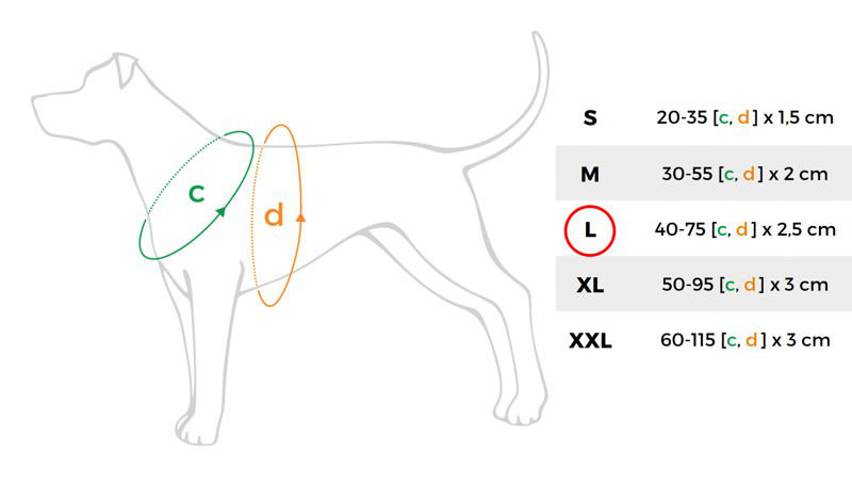 amiplay Szelki regulowane Cotton L Czerwony