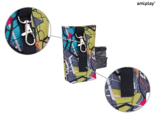 amiplay Torebka na worki do odchodów Adventure Abstrakcja