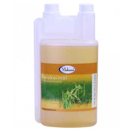 Olej z otrąb ryżowych Makana 1l - rozbudowa muskulatury, Gamma-Oryzanol