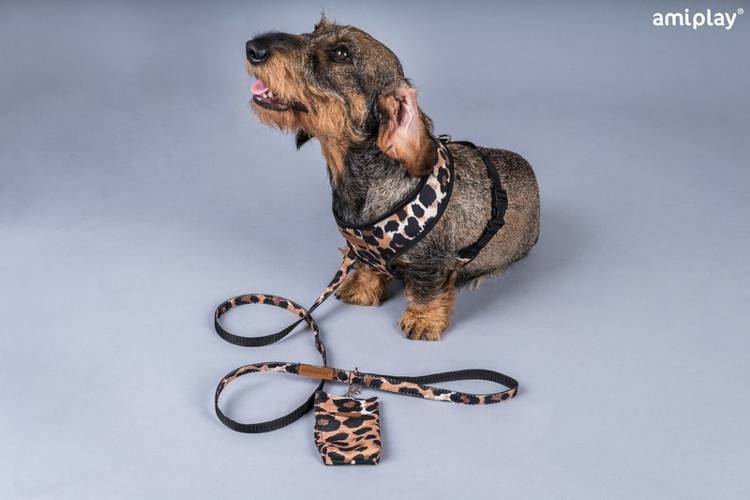 amiplay Torebka na worki do odchodów Safari  Panterka