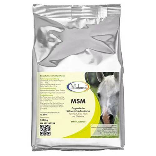 MSM 1kg -siarka organiczna dla koni, wzmacnia układ ruchu