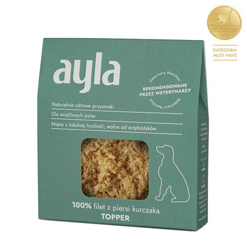 Przysmaki dla psa Ayla | Filet z piersi kurczaka – topper | Liofilizowany