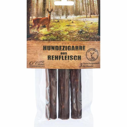O'Canis Oryginalne cygara z sarny - 3szt. przysmak dla psa 73g